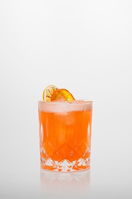 Rezeptur Aperol Sour: Aperol, Zitronensaft, Zuckersirup